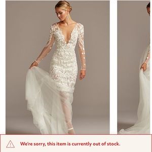 Brand new with tags David’s Bridal wedding dress. Never worn or altered.